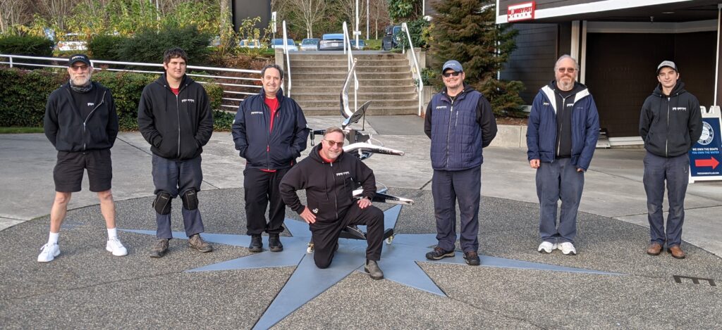 The team at Monkey Fist Marine.